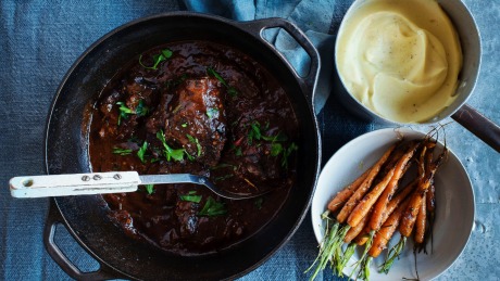 Slow Cooked Braised Beef Cheeks